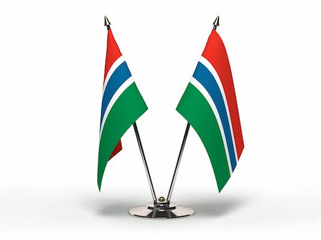 simsearch:400-06464644,k - Miniature Flag of Gambia (Isolated with clipping path) Photographie de stock - Aubaine LD & Abonnement, Code: 400-06464635