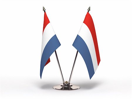 simsearch:400-07294159,k - Miniature Flag of Luxembourg (Isolated with clipping path) Stock Photo - Budget Royalty-Free & Subscription, Code: 400-06464639