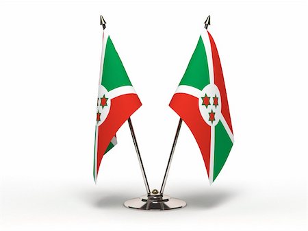 simsearch:400-06464644,k - Miniature Flag of Burundi (Isolated with clipping path) Photographie de stock - Aubaine LD & Abonnement, Code: 400-06464631