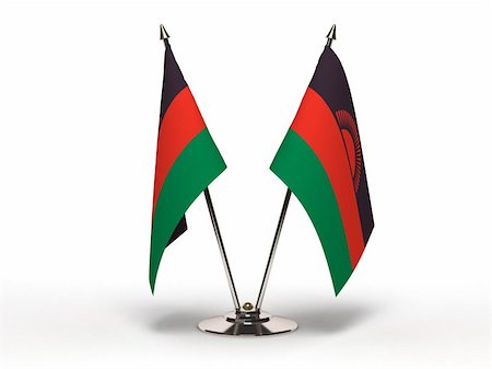 simsearch:400-07294142,k - Miniature Flag of Malawi (Isolated with clipping path) Stock Photo - Budget Royalty-Free & Subscription, Code: 400-06464640