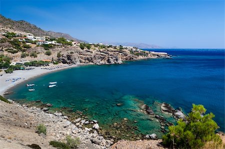 simsearch:633-02645542,k - The sea coast of the island of Crete by the Libyan sea Stock Photo - Budget Royalty-Free & Subscription, Code: 400-06460155