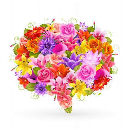 simsearch:400-06460331,k - Summer Sale bubble, Colorful flowers. Vector Illustratio. Stock Photo - Budget Royalty-Free & Subscription, Code: 400-06460318