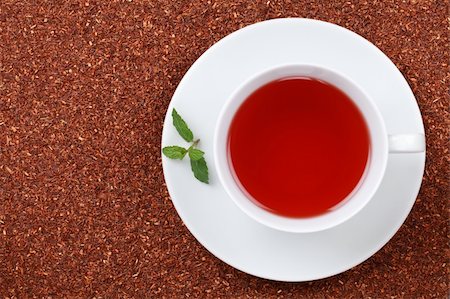 simsearch:400-06554630,k - Rooibos Tea in a cup with lots of copy space Stock Photo - Budget Royalty-Free & Subscription, Code: 400-06462234