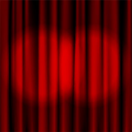 projector in class - Red curtains to theater stage. Mesh.EPS10.This file contains transparency. Stock Photo - Budget Royalty-Free & Subscription, Code: 400-06462572