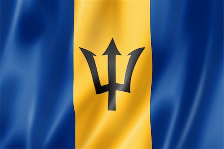 simsearch:400-06476619,k - Barbados flag, three dimensional render, satin texture Foto de stock - Royalty-Free Super Valor e Assinatura, Número: 400-06476282