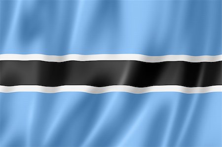simsearch:400-06745053,k - Botswana flag, three dimensional render, satin texture Stock Photo - Budget Royalty-Free & Subscription, Code: 400-06476283