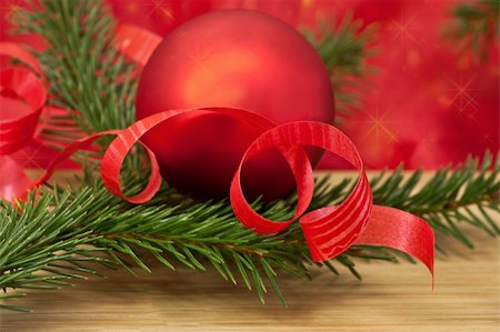 simsearch:400-06477568,k - A composition with Christmas attributes Stockbilder - Microstock & Abonnement, Bildnummer: 400-06477570