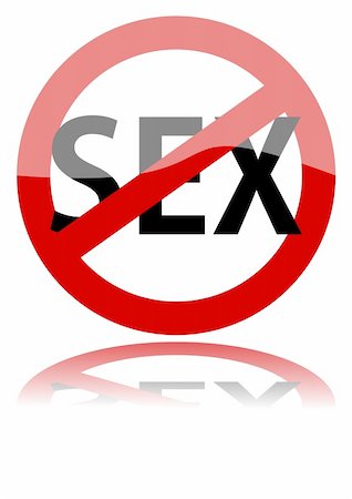 Mark - the prohibition of sex. Stock Photo - Budget Royalty-Free & Subscription, Code: 400-06478661