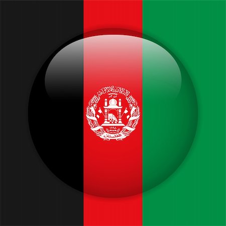 simsearch:400-07032470,k - Vector - Afghanistan Flag Glossy Button Photographie de stock - Aubaine LD & Abonnement, Code: 400-06471404
