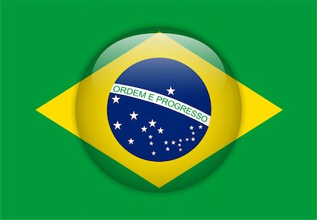 earth vector south america - Vector - Brazil Flag Glossy Button Photographie de stock - Aubaine LD & Abonnement, Code: 400-06471409