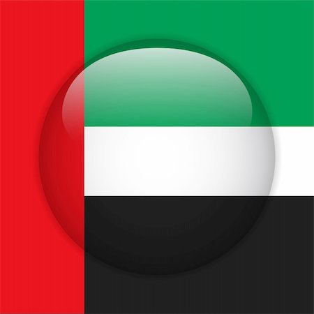 simsearch:400-06365571,k - Vector - Emirates Flag Glossy Button Stock Photo - Budget Royalty-Free & Subscription, Code: 400-06471418