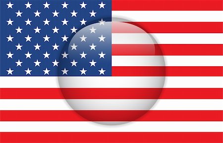 simsearch:400-04615817,k - Vector - United States Flag Glossy Button Foto de stock - Royalty-Free Super Valor e Assinatura, Número: 400-06471444
