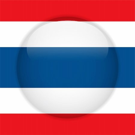 simsearch:400-06365557,k - Vector - Thailand Flag Glossy Button Photographie de stock - Aubaine LD & Abonnement, Code: 400-06471441