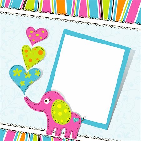 simsearch:400-07213506,k - Template greeting card, vector scrap illustration Stock Photo - Budget Royalty-Free & Subscription, Code: 400-06472364