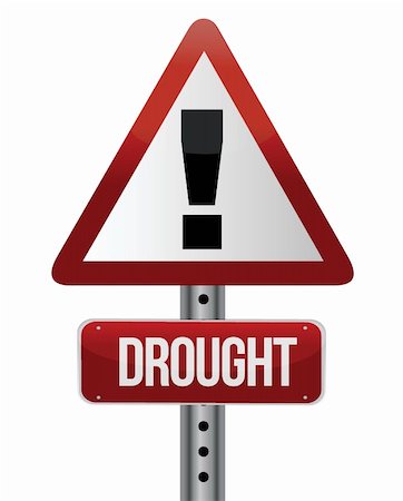 simsearch:400-08192407,k - road traffic sign with a drought concept illustration design Stock Photo - Budget Royalty-Free & Subscription, Code: 400-06484352