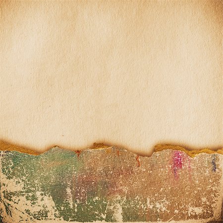 grunge torn paper texture, distressed background Stock Photo - Budget Royalty-Free & Subscription, Code: 400-06485290