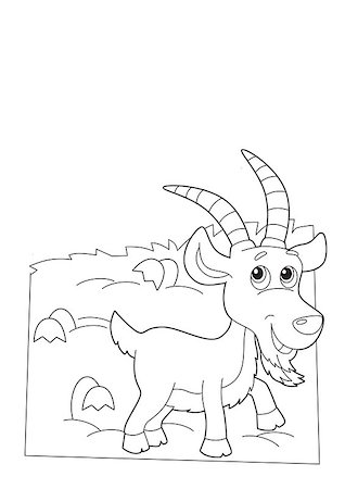 ranch cartoon - illustration for the children Stock Photo - Budget Royalty-Free & Subscription, Code: 400-06485825