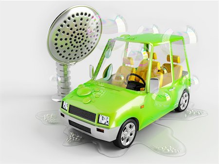 saracin (artist) - Funny car on a toy car wash Foto de stock - Super Valor sin royalties y Suscripción, Código: 400-06480129