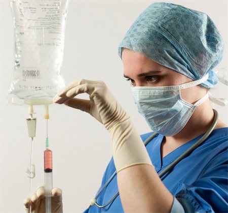 nurse injecting Stock Photo - Budget Royalty-Free & Subscription, Code: 400-06480425