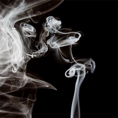 simsearch:400-04332303,k - Beautiful abstract figure of the smoke on a clean background Photographie de stock - Aubaine LD & Abonnement, Code: 400-06480914