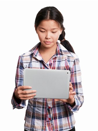 simsearch:400-06743955,k - Social media concept, asian girl with laptop Foto de stock - Super Valor sin royalties y Suscripción, Código: 400-06482380