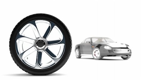 simsearch:400-04746076,k - new wheel on shiny disks on a background a modern auto Stock Photo - Budget Royalty-Free & Subscription, Code: 400-06482979