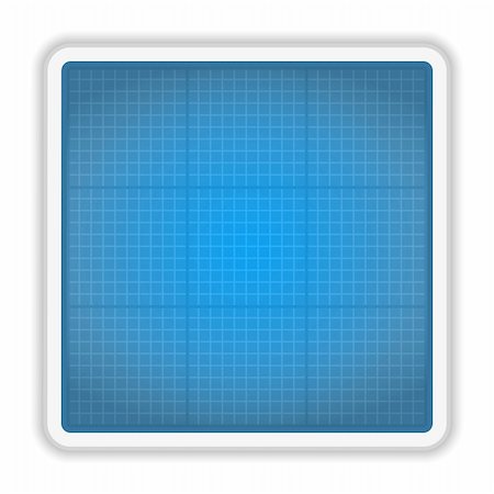 drawing draft paper - Blueprint icon, vector eps10 illustration Stock Photo - Budget Royalty-Free & Subscription, Code: 400-06483447
