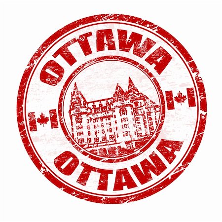 Grunge rubber stamp with the name of Ottawa the capital of Canada written inside, vector illustration Stock Photo - Budget Royalty-Free & Subscription, Code: 400-06514390