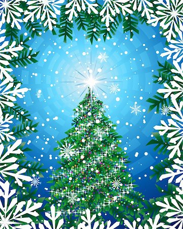 simsearch:400-07174470,k - Christmas (New Year)  background. EPS 8 Vector illustration. Stock Photo - Budget Royalty-Free & Subscription, Code: 400-06514726