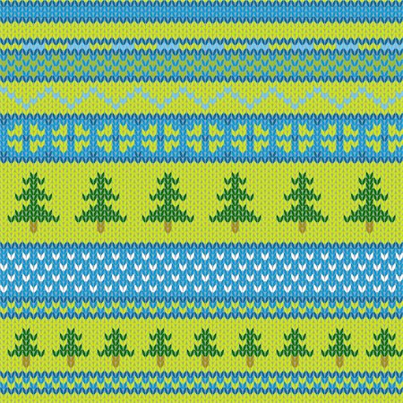 Vector seamless pattern with pine, imitation jacquard knitting Stock Photo - Budget Royalty-Free & Subscription, Code: 400-06514759