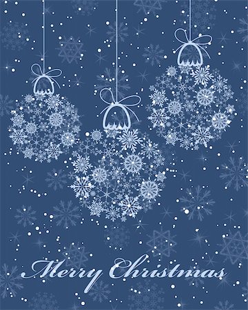 simsearch:400-07174470,k - Beautiful Christmas (New Year) card. Vector illustration. Stock Photo - Budget Royalty-Free & Subscription, Code: 400-06515721