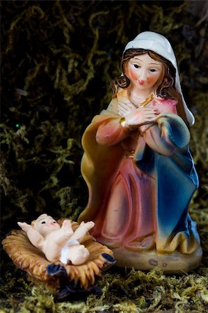 statues jesus mary - Holy Mary and little Jesus Stock Photo - Budget Royalty-Free & Subscription, Code: 400-06519739