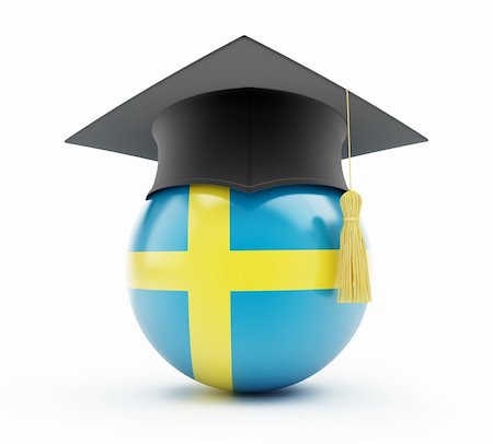 simsearch:400-09098178,k - education in sweden on a white background Stock Photo - Budget Royalty-Free & Subscription, Code: 400-06519898