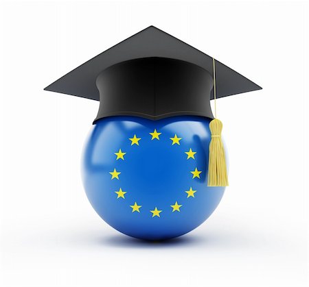 simsearch:400-09098178,k - education in european union  n a white background Stock Photo - Budget Royalty-Free & Subscription, Code: 400-06519893