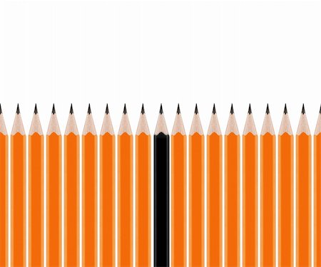 simsearch:400-05289294,k - Set of Pencils on white background. Foto de stock - Super Valor sin royalties y Suscripción, Código: 400-06513109