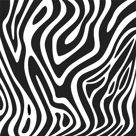 Zebra texture black and white Stock Photo - Budget Royalty-Free & Subscription, Code: 400-06513806