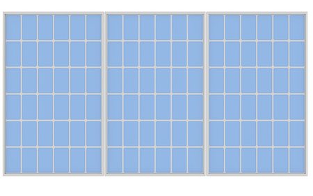 simsearch:400-04718323,k - Solar panels. Isolated render on a white background Stock Photo - Budget Royalty-Free & Subscription, Code: 400-06524151