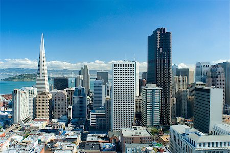 stockarch (artist) - spectacular cityscape of san francisco on a sunny day Stock Photo - Budget Royalty-Free & Subscription, Code: 400-06525168