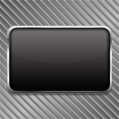 simsearch:400-05749892,k - Metal frame on a striped background, vector eps10 illustration Stock Photo - Budget Royalty-Free & Subscription, Code: 400-06526009