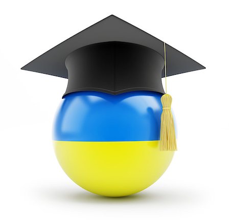 simsearch:400-09098178,k - education in ukraine on a white background Stock Photo - Budget Royalty-Free & Subscription, Code: 400-06527464