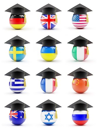 simsearch:400-09098178,k - education in ukraine on a white background Stock Photo - Budget Royalty-Free & Subscription, Code: 400-06527560