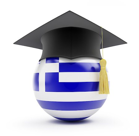 simsearch:400-09098178,k - education in greece on a white background Stock Photo - Budget Royalty-Free & Subscription, Code: 400-06527562