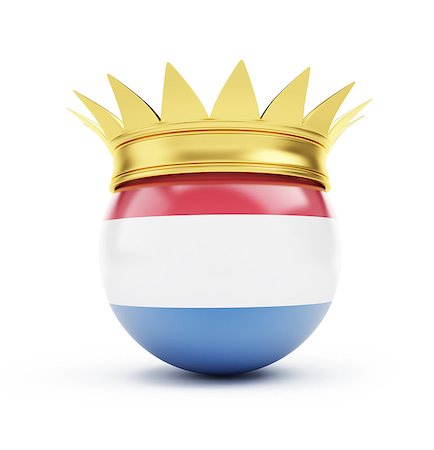 simsearch:400-06797580,k - netherlands crown on a white background Stock Photo - Budget Royalty-Free & Subscription, Code: 400-06527586