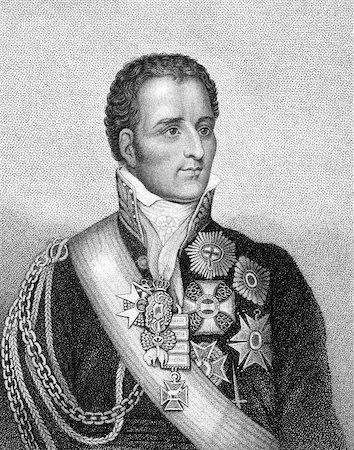 Arthur Wellesley, 1st Duke of Wellington (1769-1852) on engraving from 1859. British soldier and statesman. Engraved by E.Bahmann and published in Meyers Konversations-Lexikon, Germany,1859. Foto de stock - Super Valor sin royalties y Suscripción, Código: 400-06527862
