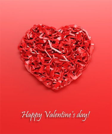 simsearch:400-07326110,k - gift card for Valentine's day. 3d render Photographie de stock - Aubaine LD & Abonnement, Code: 400-06529901