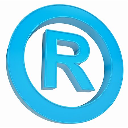 simsearch:400-07033406,k - Blue sign rewrite. Isolated render on a white background Stock Photo - Budget Royalty-Free & Subscription, Code: 400-06521865