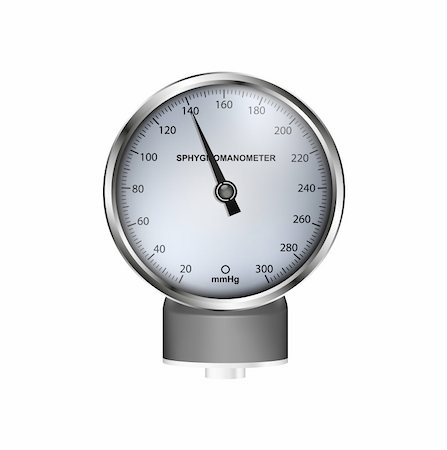 simsearch:400-04032666,k - Medical realistic sphygmomanometer isolated on white background Photographie de stock - Aubaine LD & Abonnement, Code: 400-06522263