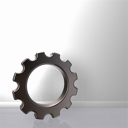 drizzd (artist) - gear wheel on white background - 3d illustration Foto de stock - Royalty-Free Super Valor e Assinatura, Número: 400-06522422