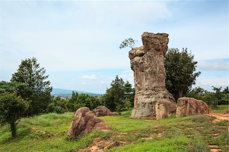 stonehenge - Detail of Monolithic -chaiyaphum province,Thailand Photographie de stock - Aubaine LD & Abonnement, Code: 400-06523123