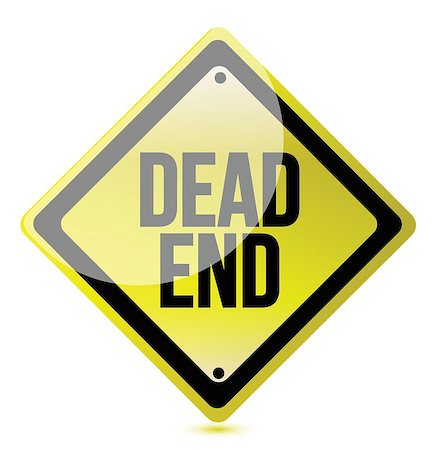 simsearch:400-04450110,k - warning sign with the words Dead End illustration graphic design Foto de stock - Super Valor sin royalties y Suscripción, Código: 400-06523789